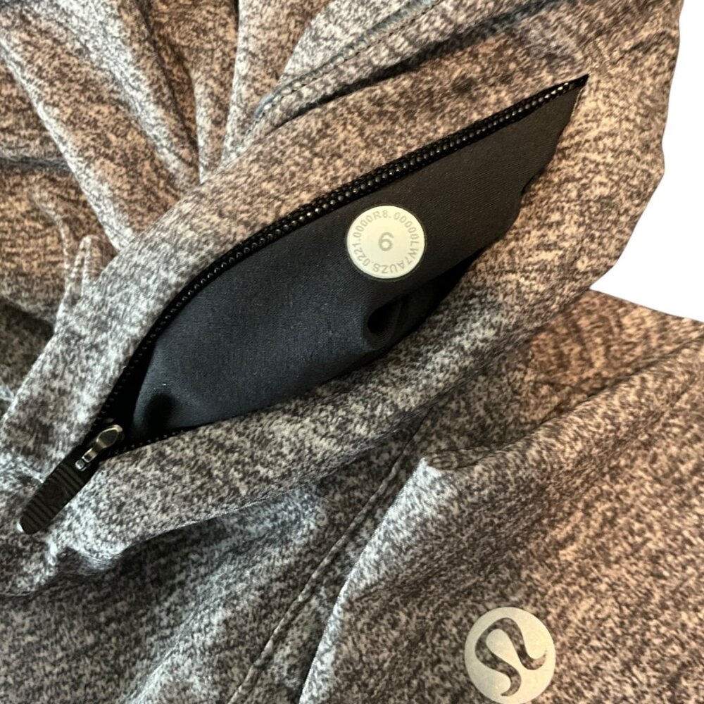 Lululemon Track That Short 5" Heather Lux Multi Black Size 6 - Picture 6 of 6